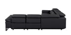 1246 Divanitalia 5-Piece L-Shaped Modular Power Reclining Sectional Sofa with Power Headrests - Top Grain Italian Leather - Black - SKU 1246-BLACK-5PC-3PWR-SECTIONAL - view 6