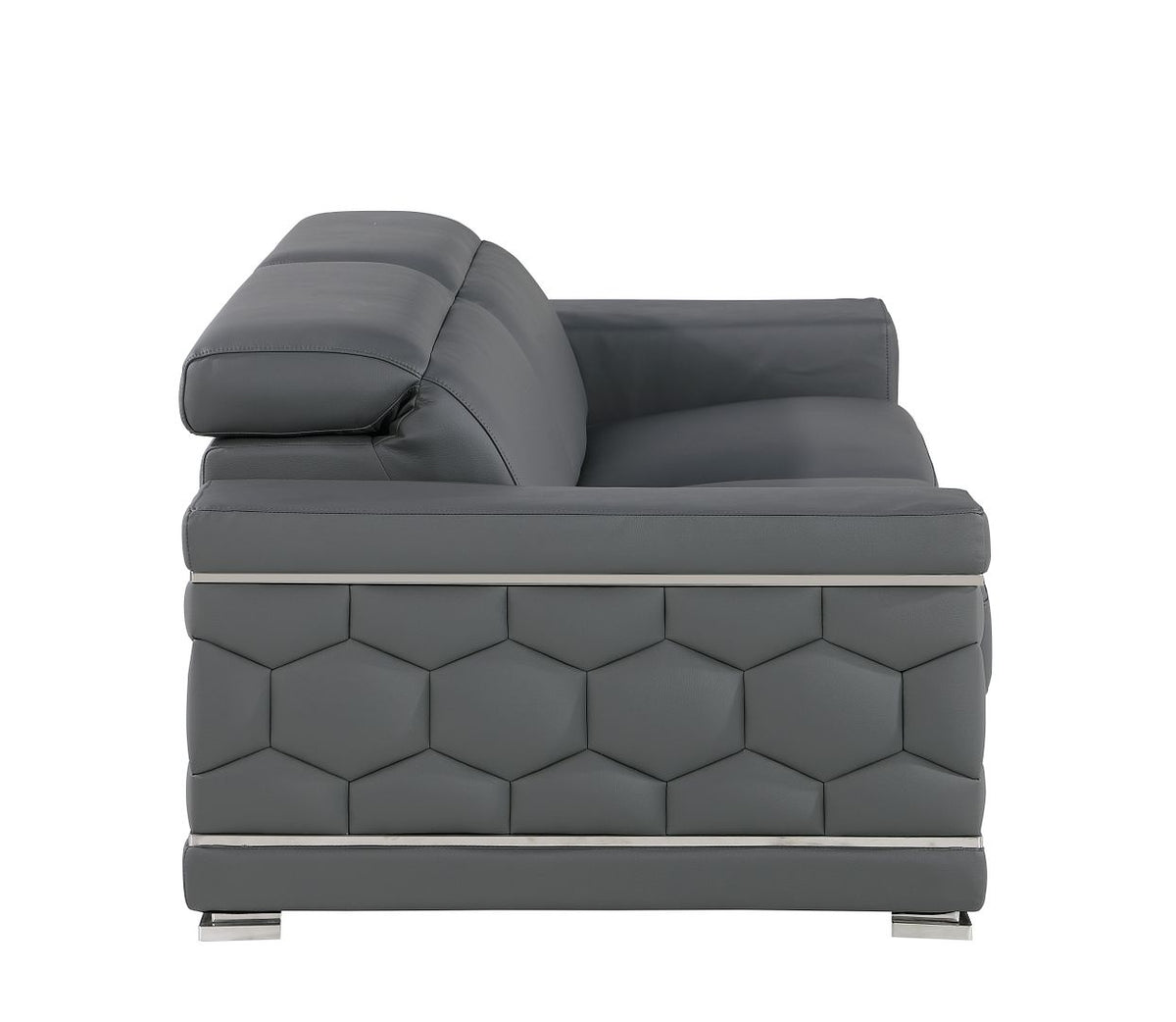 296 Genuine Loveseat - Grey - SKU 296-GREY-L - view 5