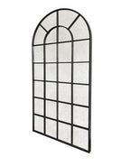 Grady - Industrial Antique Black Floor Mirror