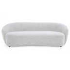 Omaha - Modern Off White Fabric Sofa