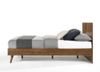 Kamela - Modern Walnut Bedroom Set - Modern Walnut Bedroom Set