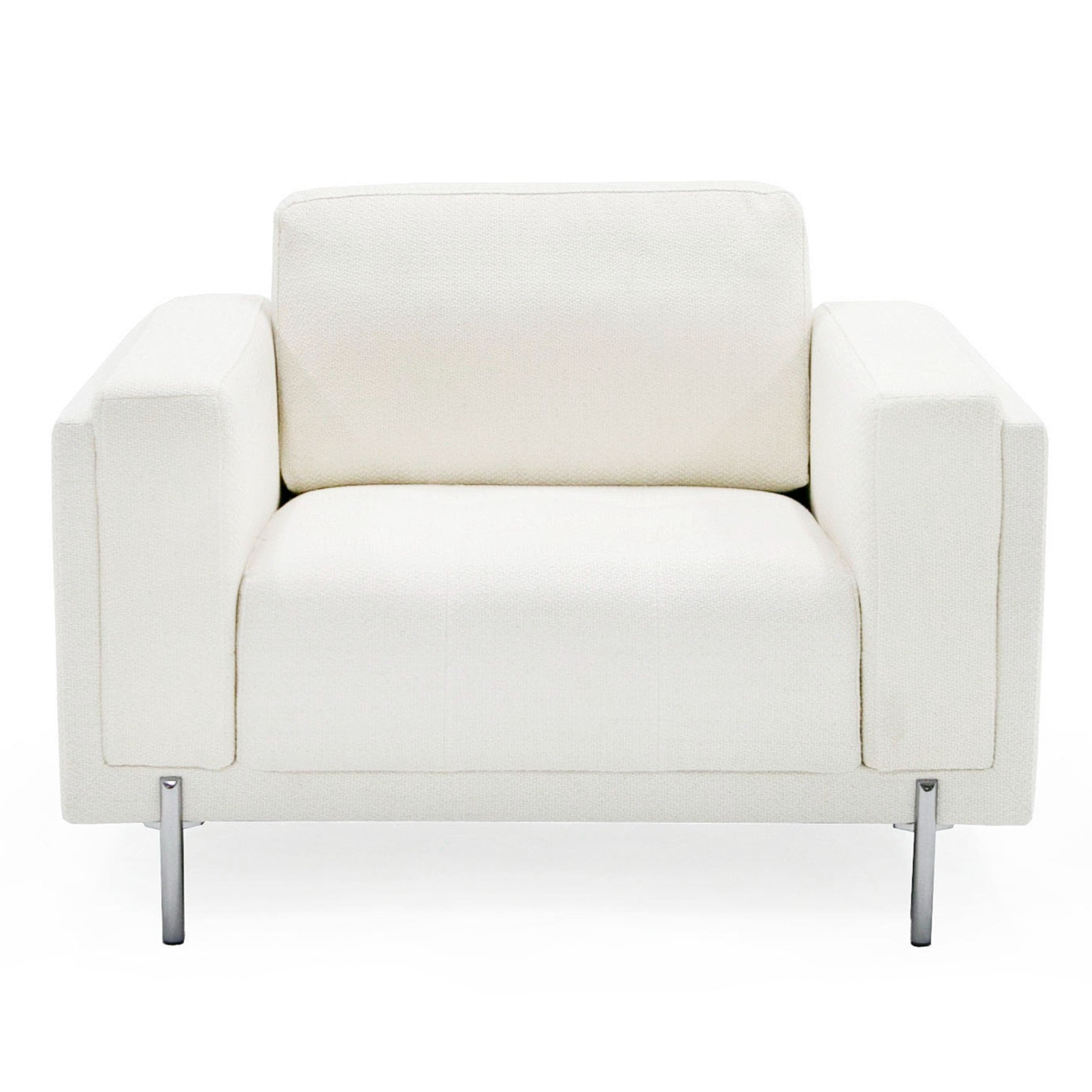 Schmidt - Modern Off White Fabric Chair