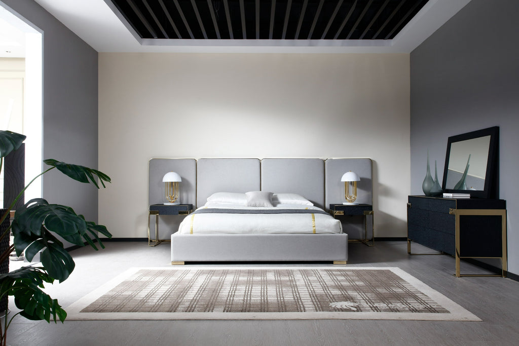 Rothsay - Modern Wenge + Gold Dresser