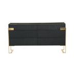 Rothsay - Modern Wenge + Gold Dresser