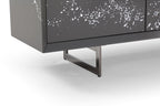 Hawick - Contemporary Dark Grey + Abstract White Paint Buffet