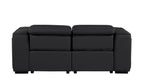 1224 Divanitalia 2-Piece Modular Power Reclining Loveseat in Top Grain Italian Leather with 2 Power Recliners & Power Headrests