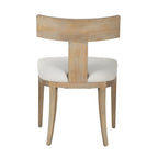 Fabien - Mid-Century Modern Beige Linen + Wood Dining Chair (Set of 2)