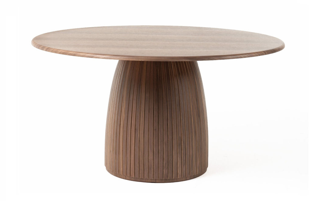 Sheridan - Mid-Century Modern Walnut Round Dining Table