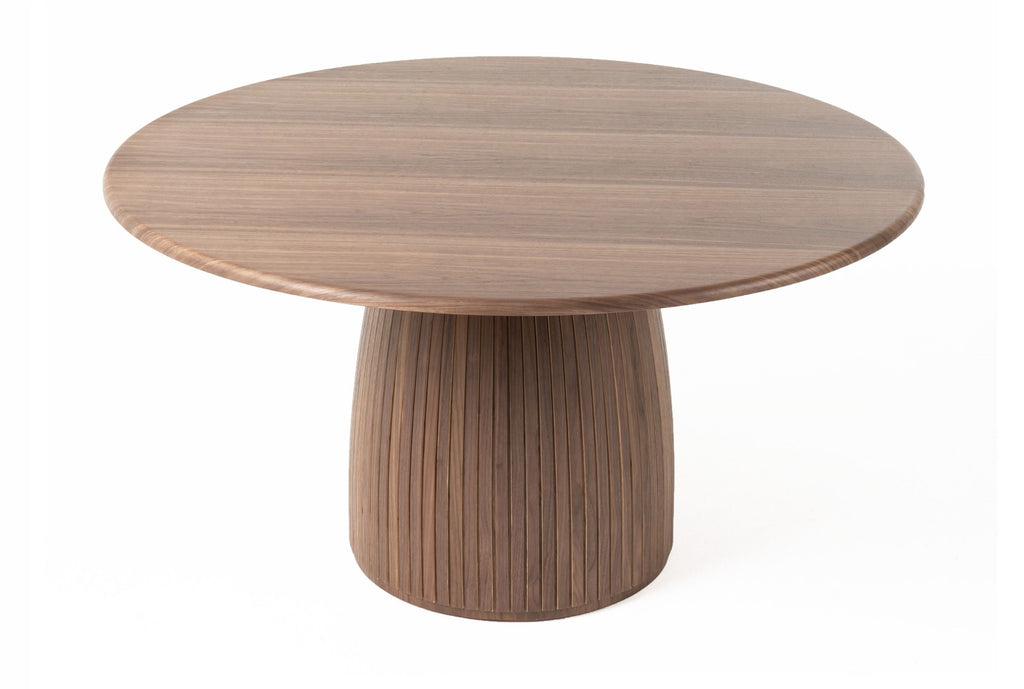 Sheridan - Mid-Century Modern Walnut Round Dining Table
