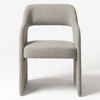 Bishop - Modern Grey Fabric Dining Chair