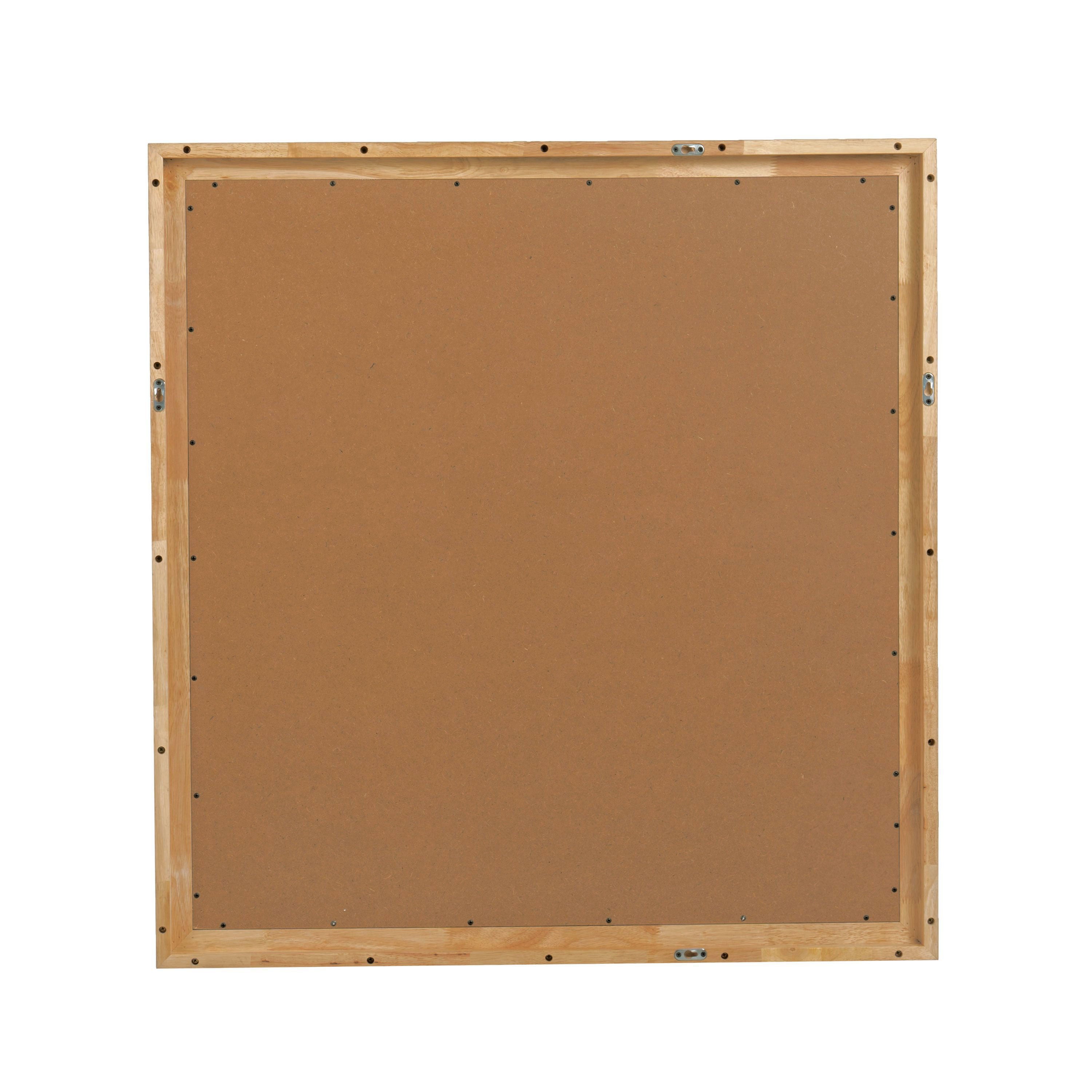 Santa Barbara - Modern Natural Rectangular Mirror