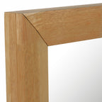 Santa Barbara - Modern Natural Rectangular Mirror
