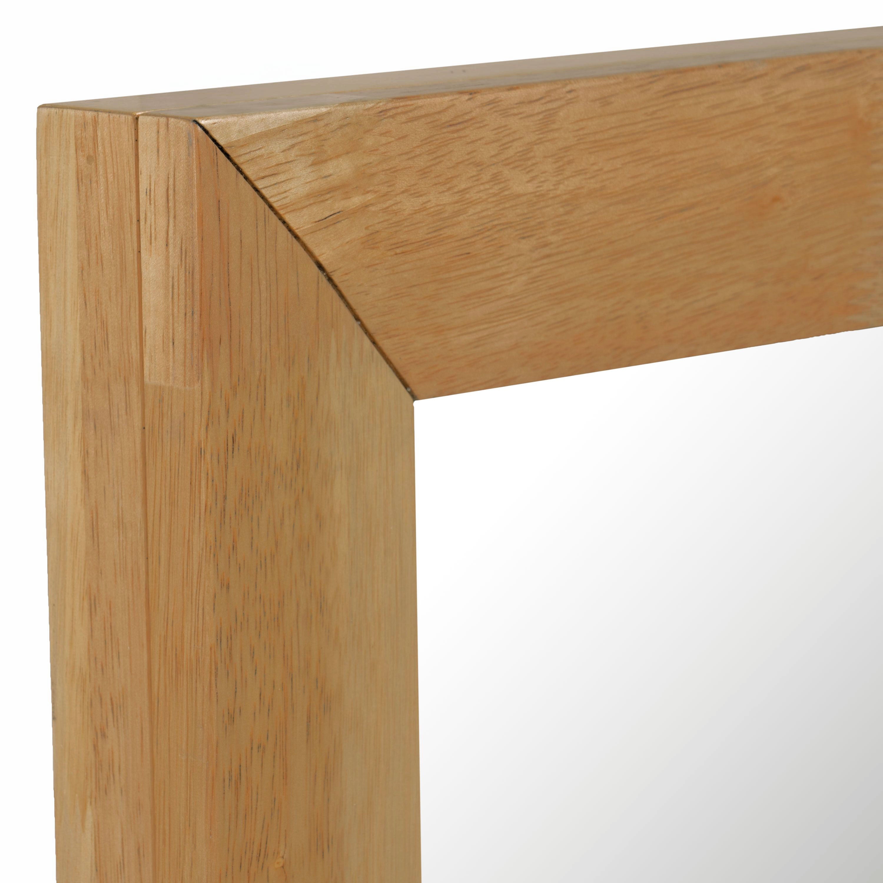 Santa Barbara - Modern Natural Rectangular Mirror