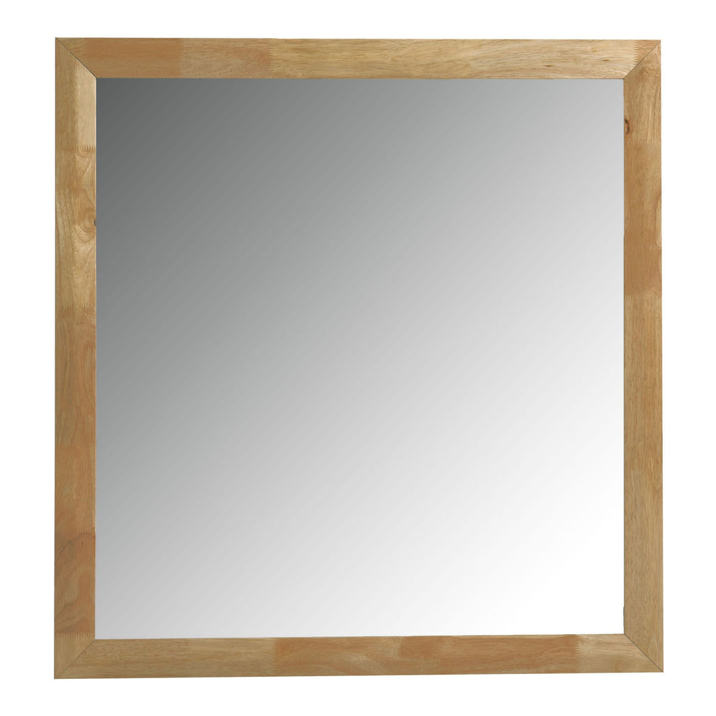 Santa Barbara - Modern Natural Rectangular Mirror
