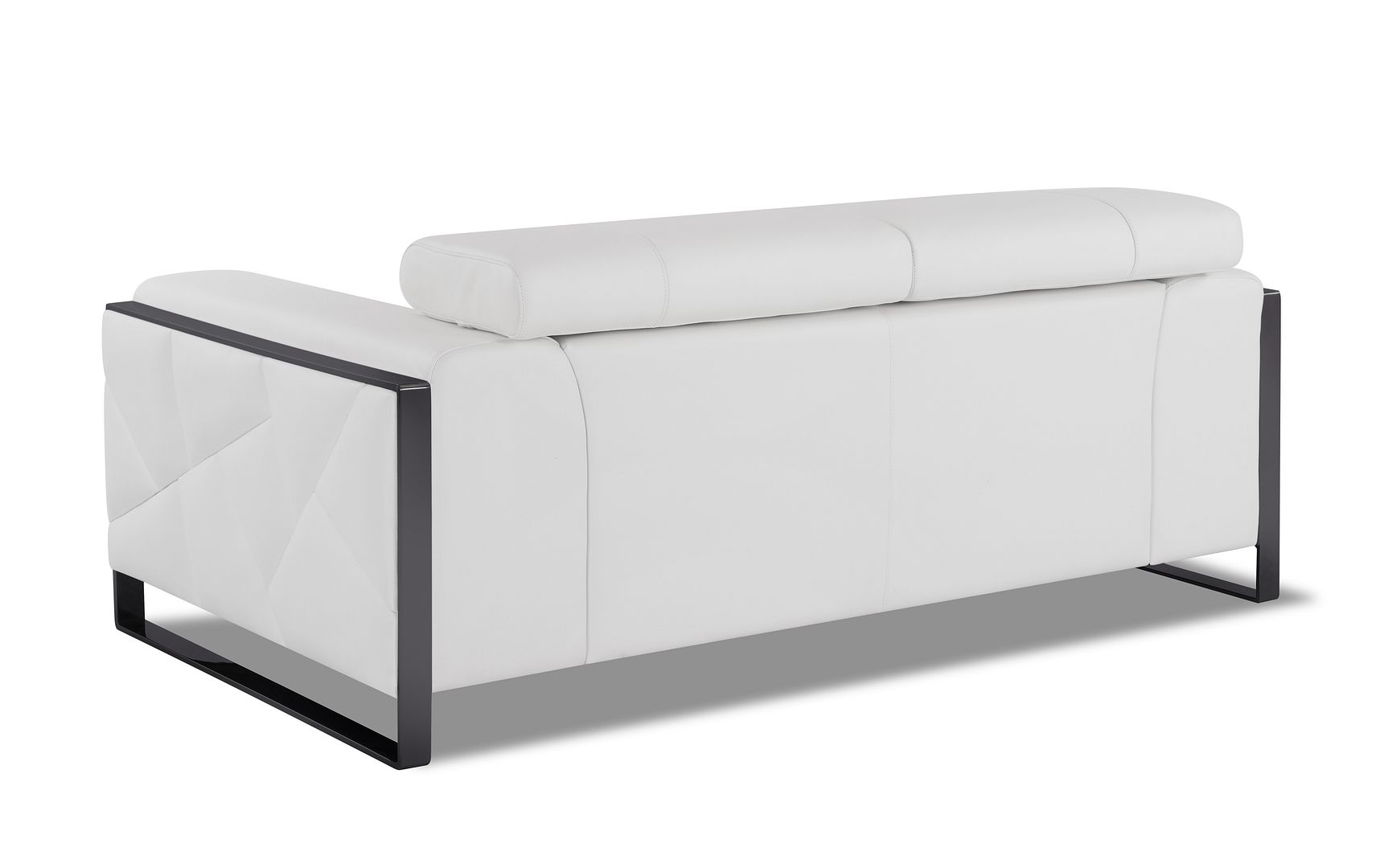 903 Divanitalia Loveseat with Adjustable Headrest in Top-grain Italian Leather