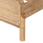 Mikala - Modern Natural Oak Bed - Modern Natural Oak Bed