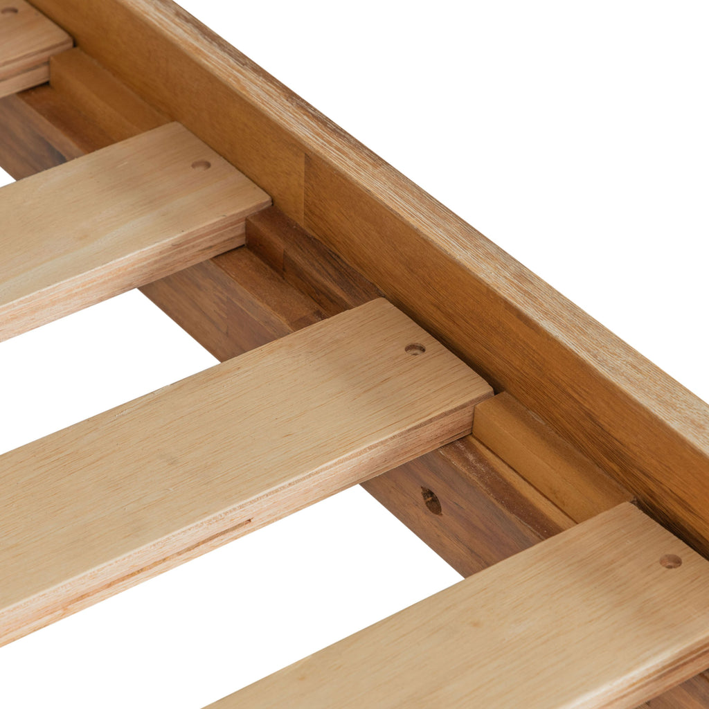 Mikala - Modern Natural Oak Bed - Modern Natural Oak Bed