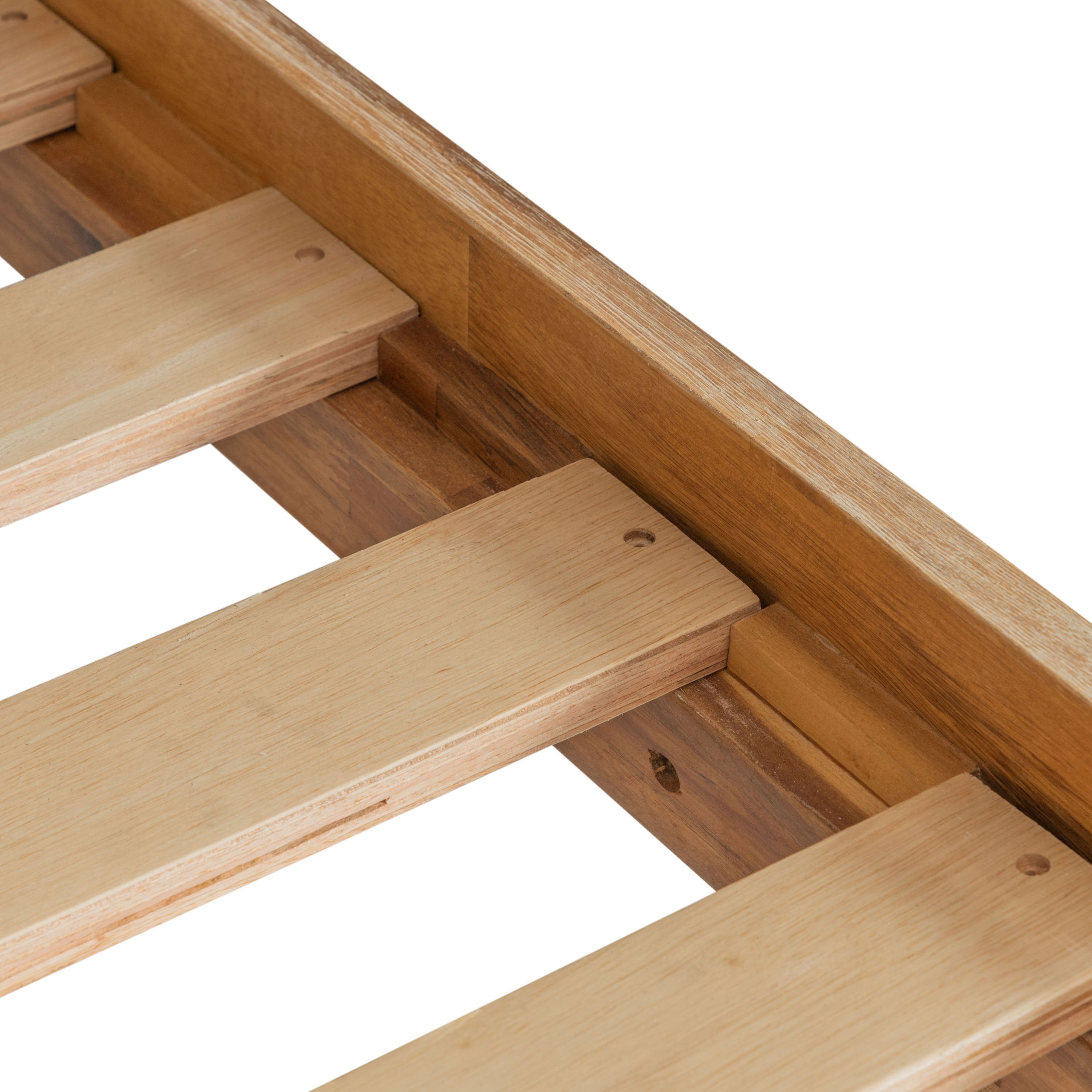 Mikala - Modern Natural Oak Bed - Modern Natural Oak Bed
