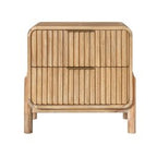 Mikala - Modern Natural Oak Nightstand