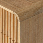 Mikala - Modern Natural Oak Nightstand