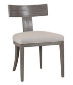 Fabien - Mid-Century Modern Beige Linen + Grey Wash Dining Chair (Set of 2)