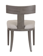 Fabien - Mid-Century Modern Beige Linen + Grey Wash Dining Chair (Set of 2)