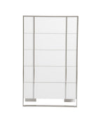 Cartier - Modern White + Stainless Steel Chest