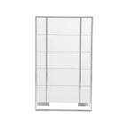 Cartier - Modern White + Stainless Steel Chest