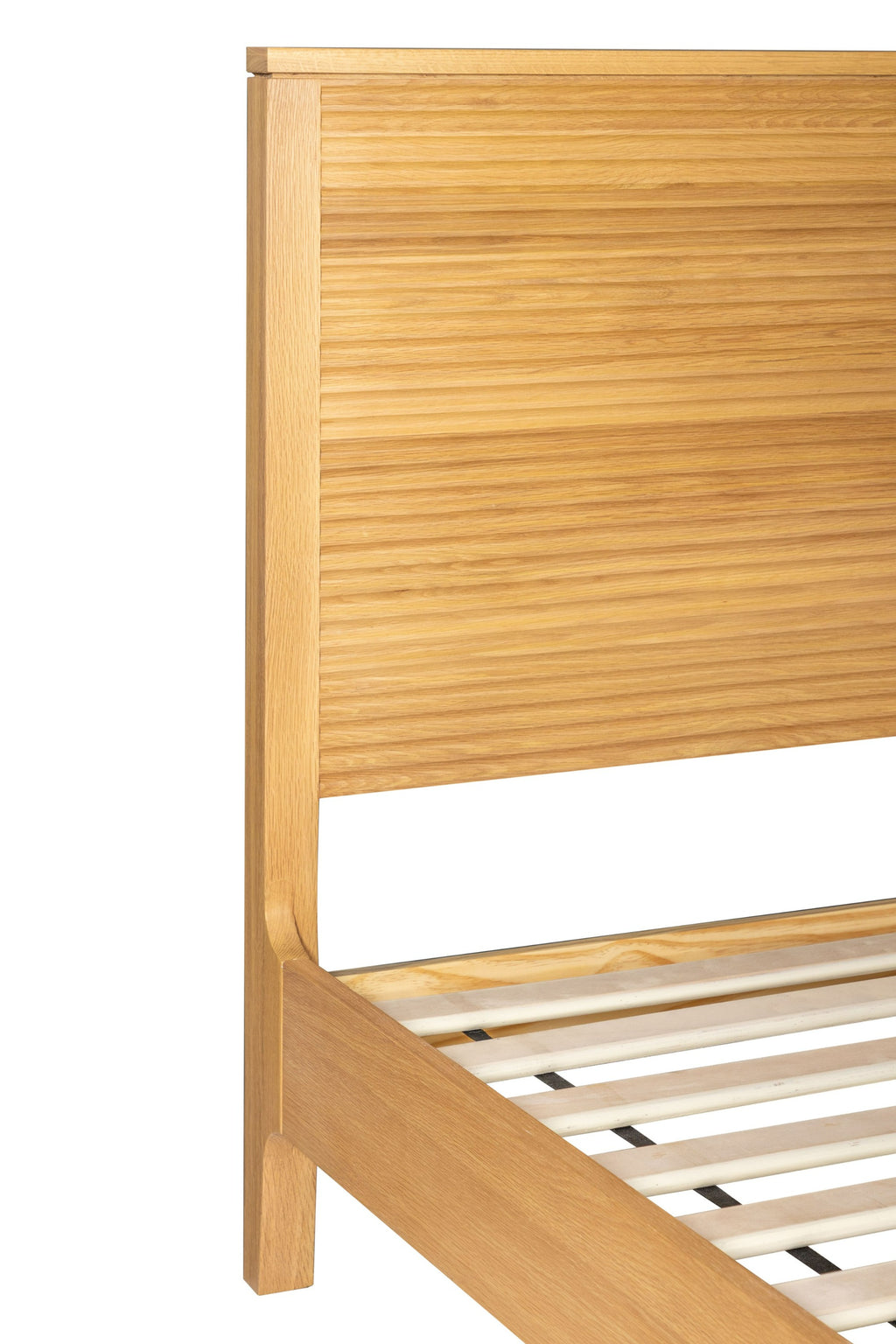 Eastern King Seattle - Modern Natural Oak Bed - Modern Natural Oak Bed