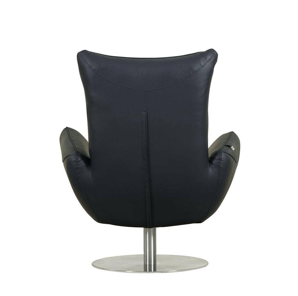 C74 Divanitalia Swivel Chair in Top-grain Italian Leather