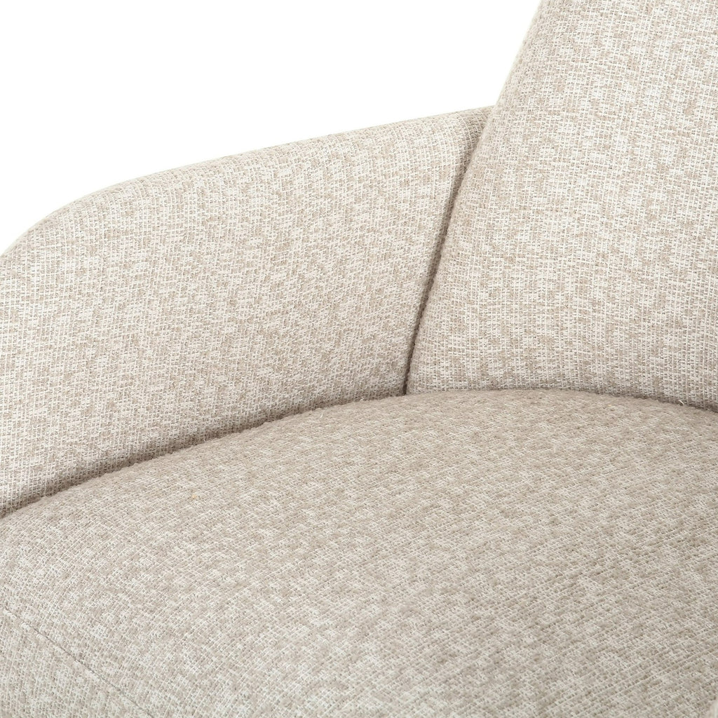 Cando - Modern Beige Fabric Dining Chair