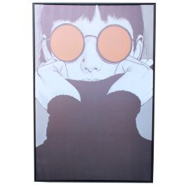 VIG23036 - 39 X 59 Black Framed Painting