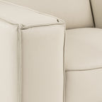 Soho - Italian Grey Oyster Leather Armchair