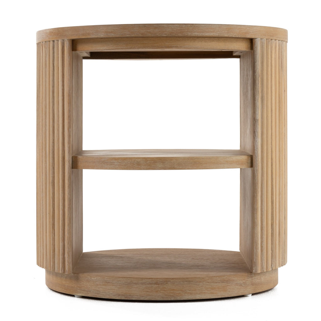 Jacobson - Modern Natural Acacia End Table