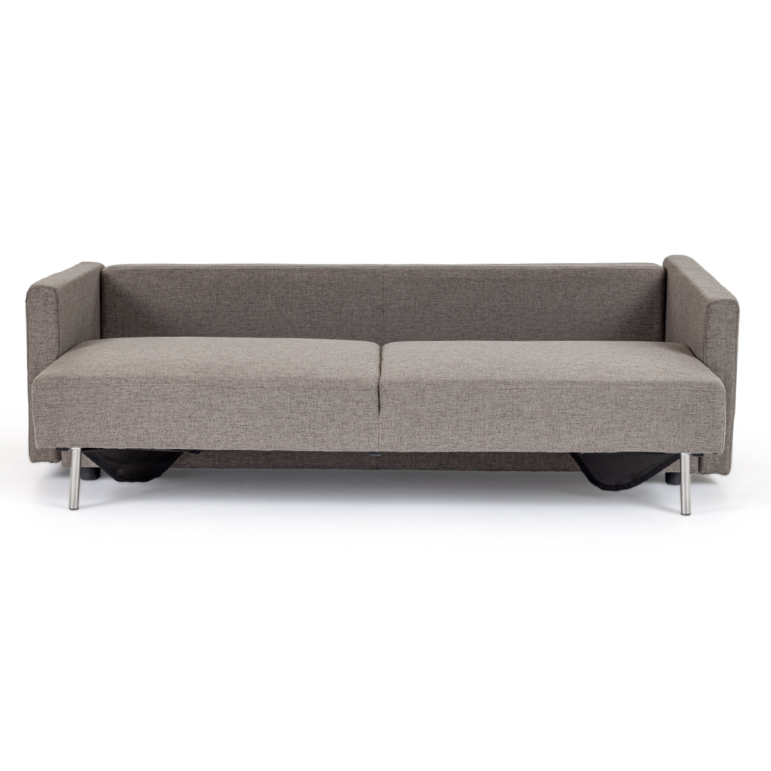 Fredonia Modern Grey Fabric Sofa Bed with Storage