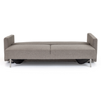 Fredonia Modern Grey Fabric Sofa Bed with Storage