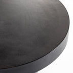 Bruni - Modern Black Concrete End Table