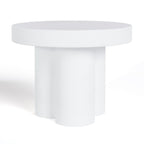 Bruni - Modern White Concrete End Table
