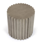 Evadale - Modern Grey Concrete End Table