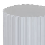 Evadale - Modern White Concrete End Table