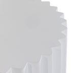 Evadale - Modern White Concrete End Table