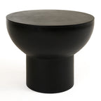 Fate - Modern Black Concrete End Table