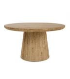 Velma - Modern Travertine Marble Coffee Table