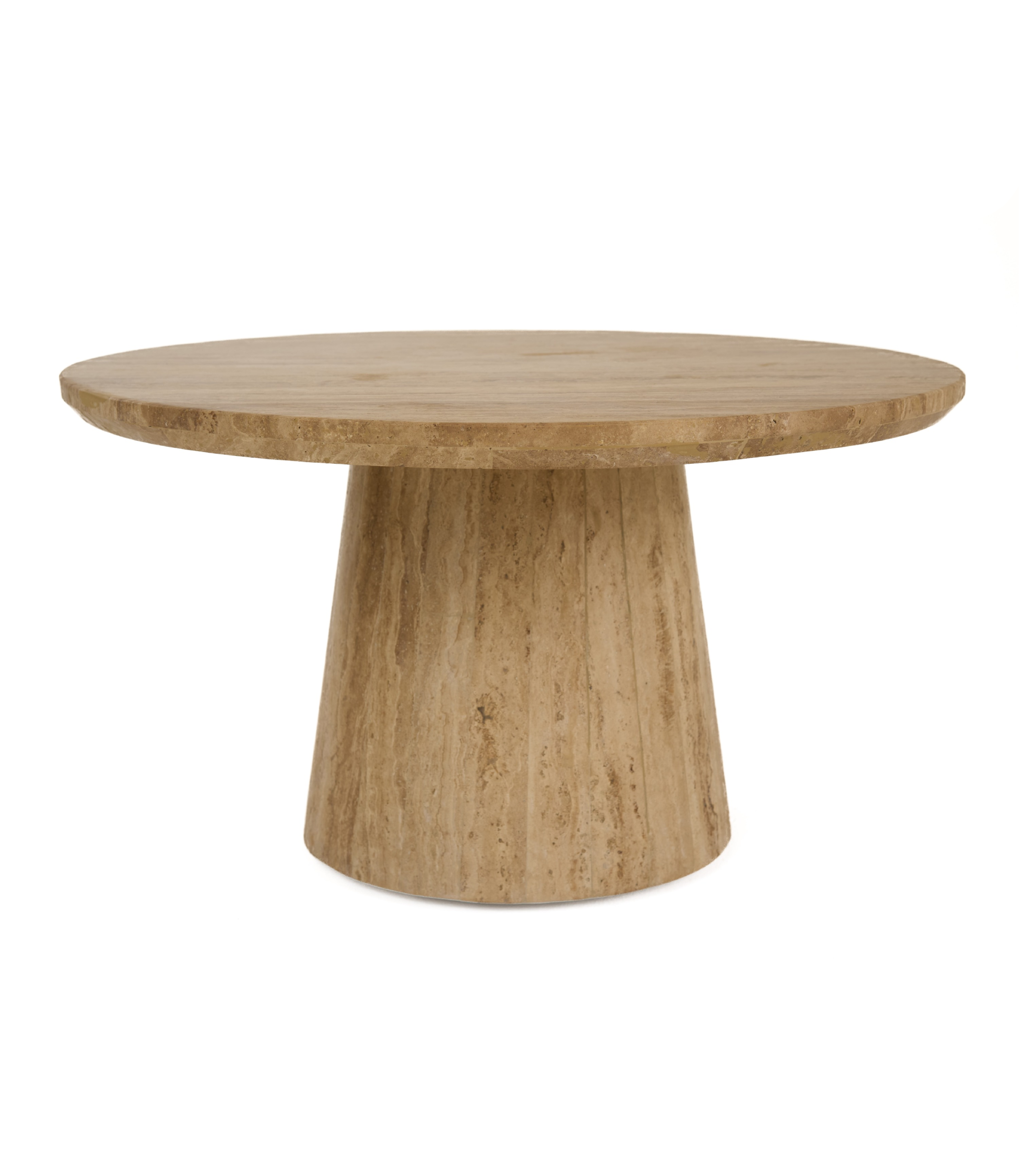 Velma - Modern Travertine Marble Coffee Table