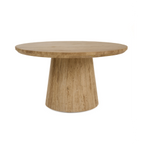 Velma - Modern Travertine Marble Coffee Table
