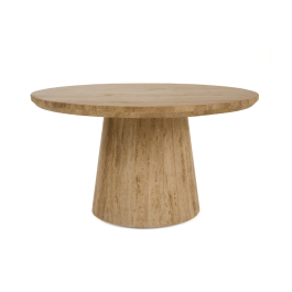 Velma - Modern Travertine Marble Coffee Table