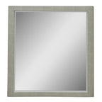 Lois - Modern Beige Shagreen Mirror