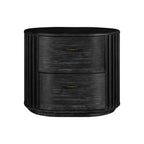 Fields - Modern Black Acacia Bedroom Set - Modern Black Acacia Bedroom Set