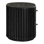 Fields - Modern Black Acacia Nightstand