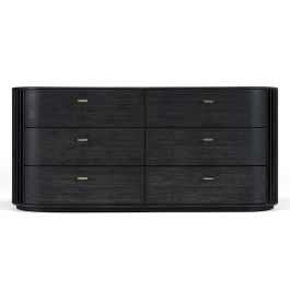 Fields - Modern Black Acacia Dresser